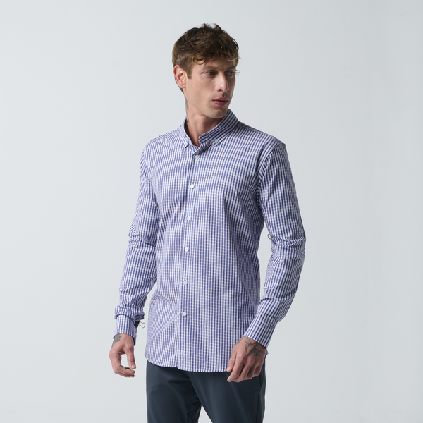Camisa Social Manga Longa Gales
